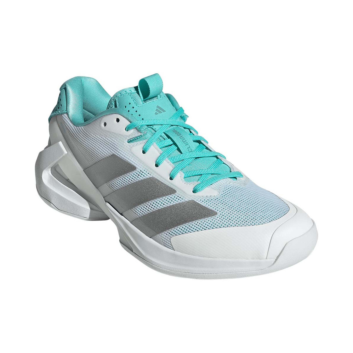 Chaussures Adidas Adizero Ubersonic 5 Femme Blanc / Bleu