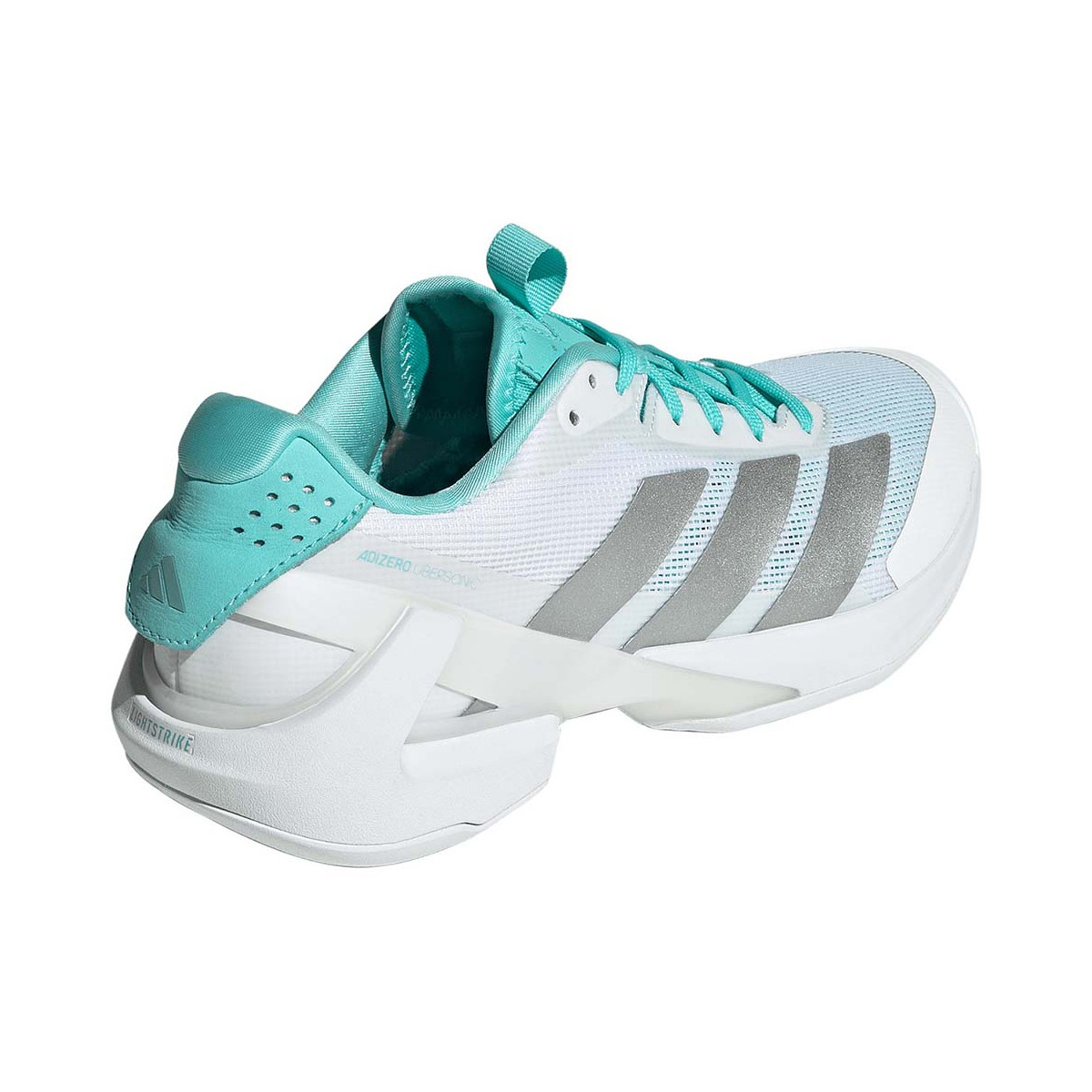 Chaussures Adidas Adizero Ubersonic 5 Femme Blanc / Bleu