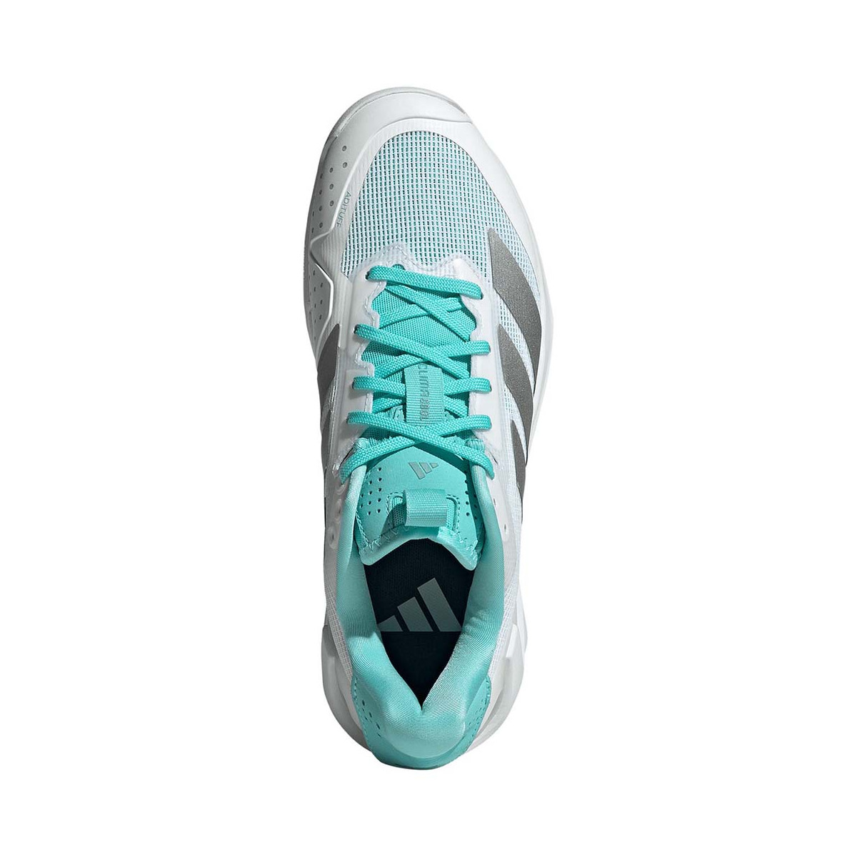 Chaussures Adidas Adizero Ubersonic 5 Femme Blanc / Bleu