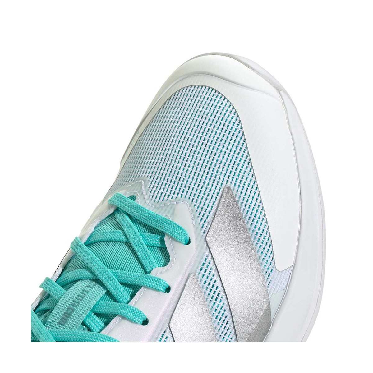 Chaussures Adidas Adizero Ubersonic 5 Femme Blanc / Bleu