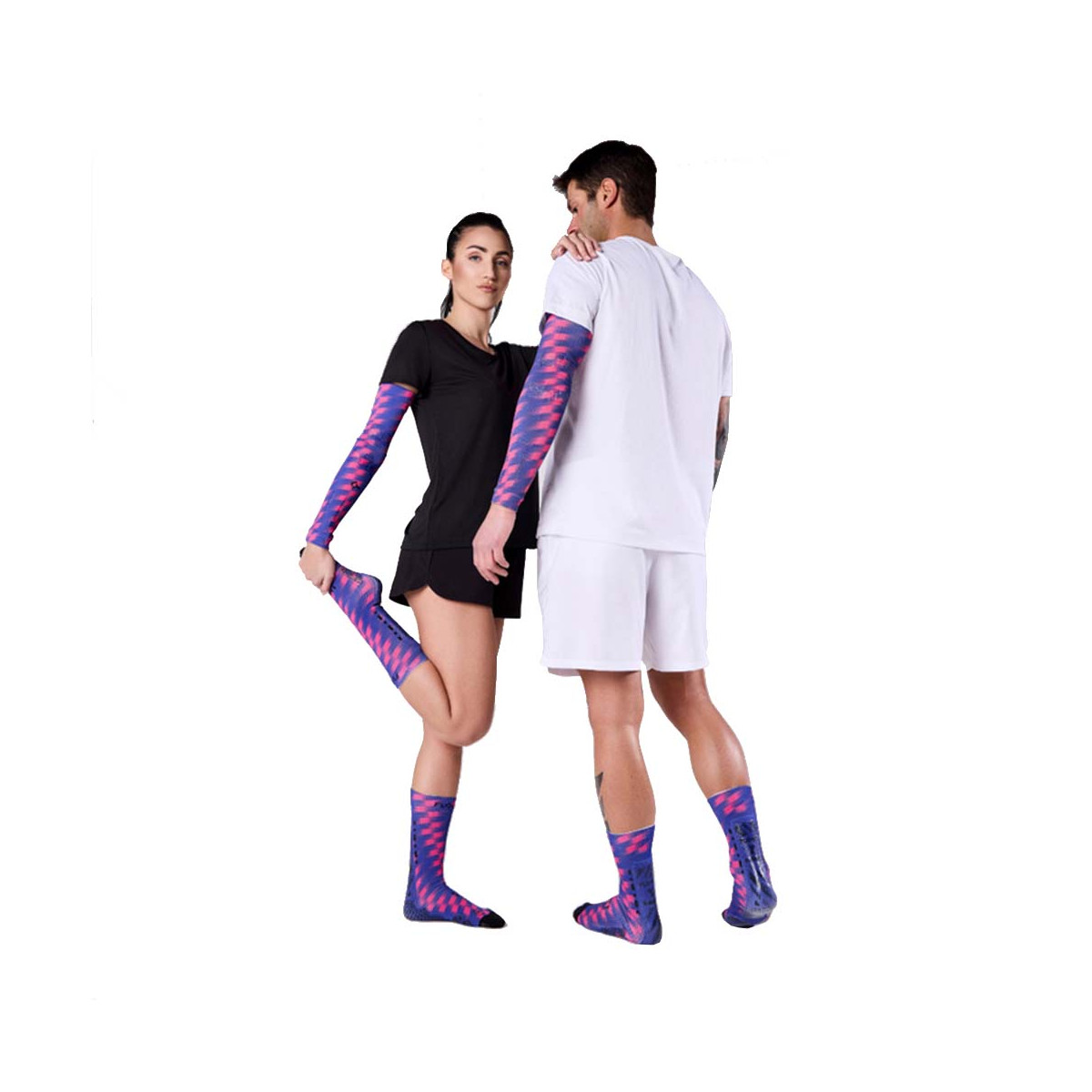 Compressiesokken Floky S-MASH 3D FANTASY Bali Blauw
