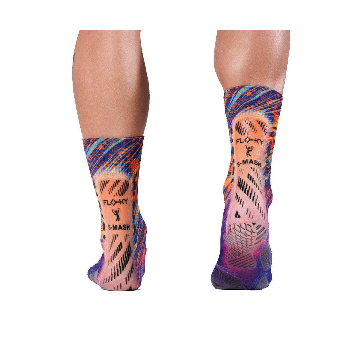 Compressiesokken Floky S-MASH 3D FANTASY Bali Blauw