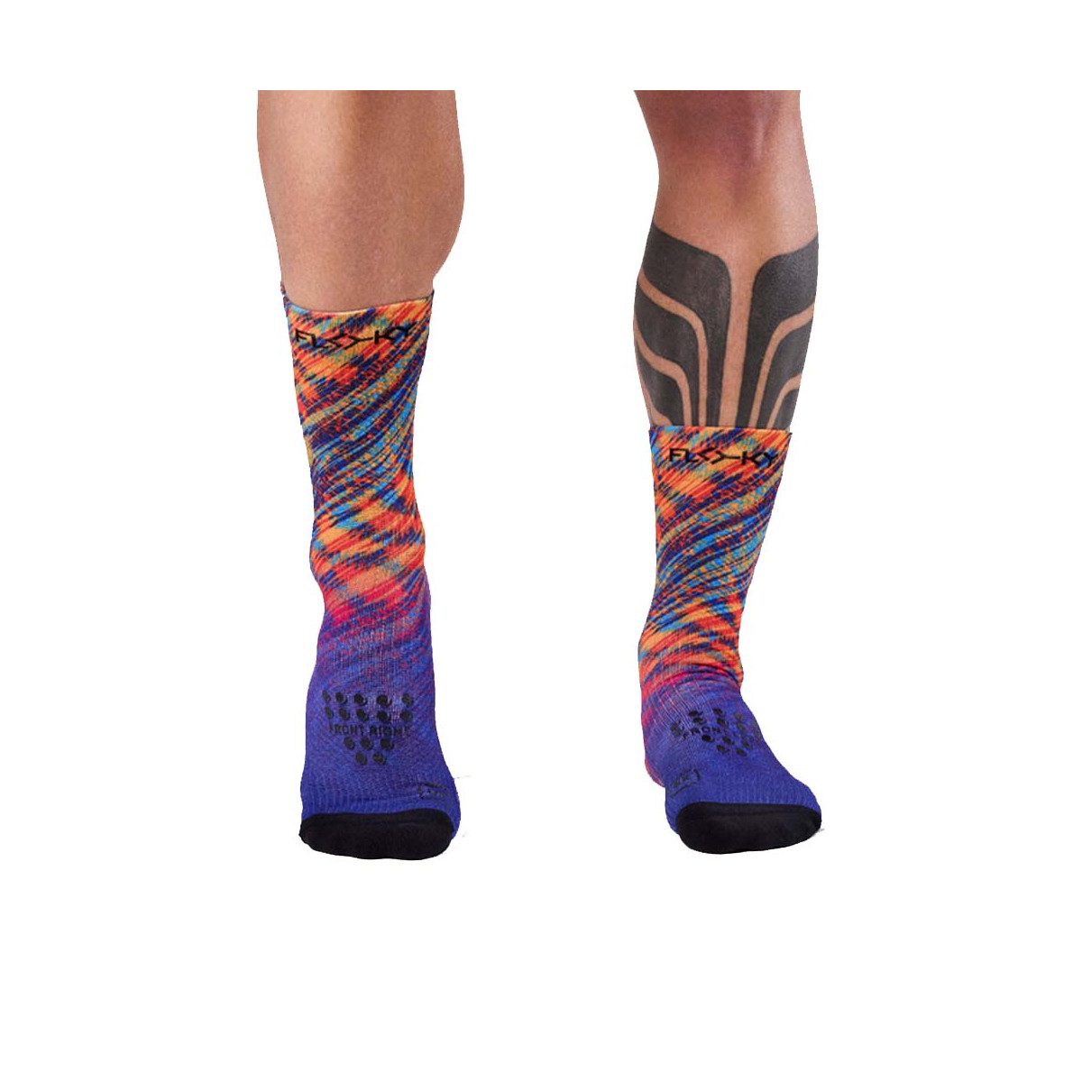 Compressiesokken Floky S-MASH 3D FANTASY Bali Blauw