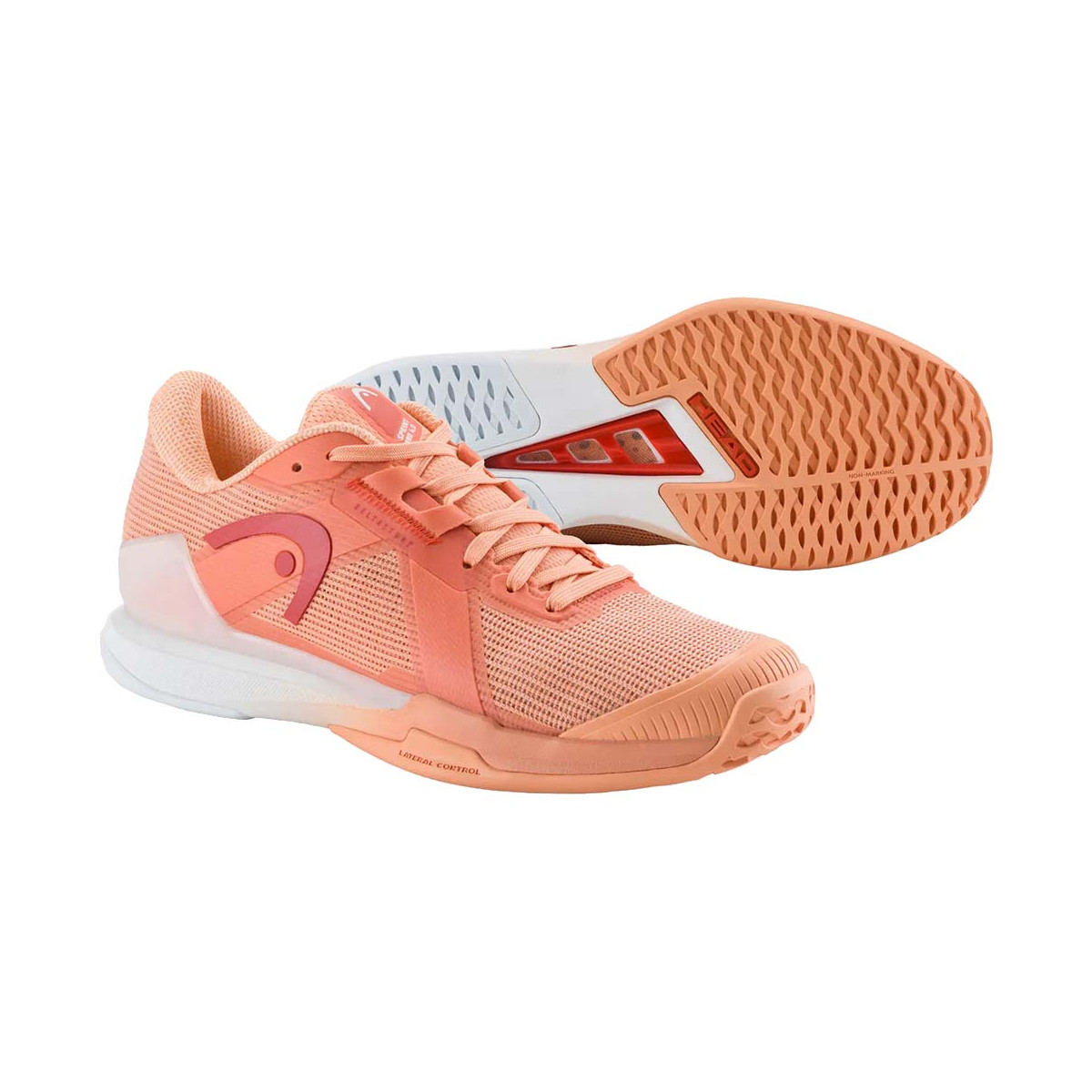 Chaussures Head Sprint Pro 4.0 Femme Corail