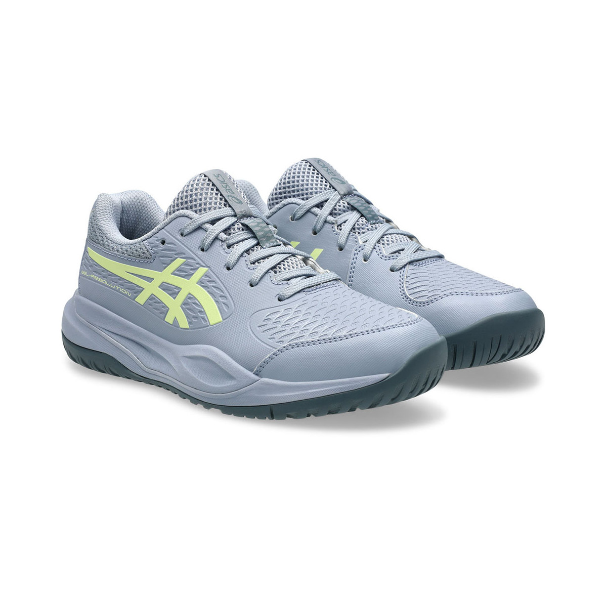 Asics Gel Resolution X GS Junior Wit / Blauw schoenen