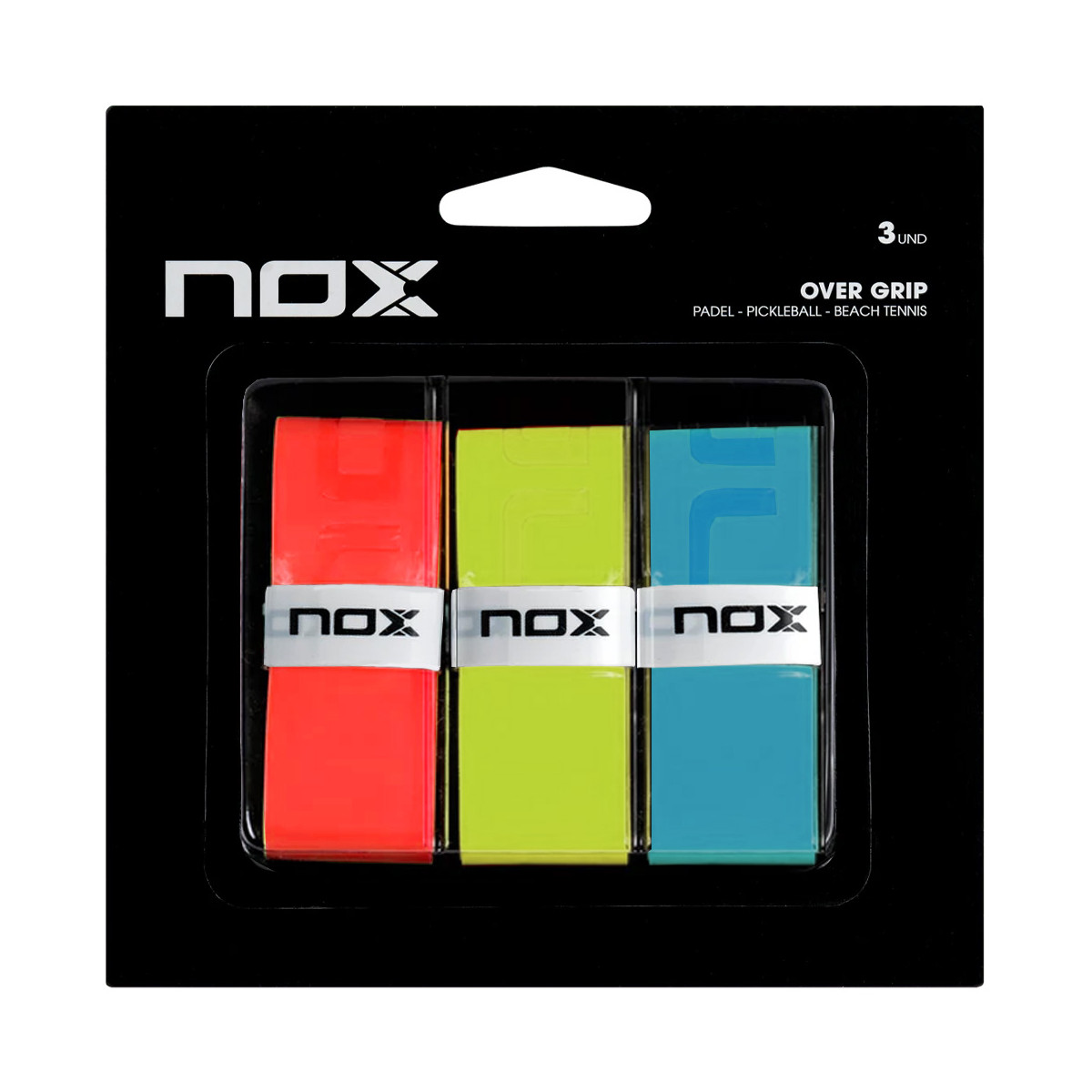 Surgrips Nox Pro Rouge / Vert / Bleu x 3