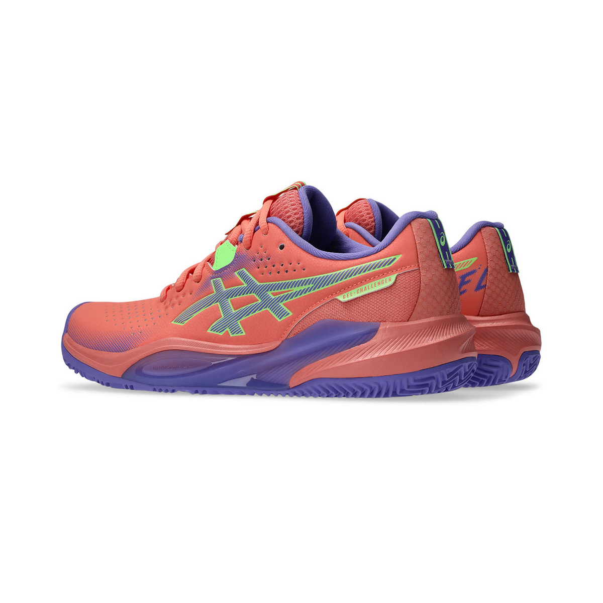Asics Gel Challenger 15 Padel Schoenen Dames Blauw / Oranje