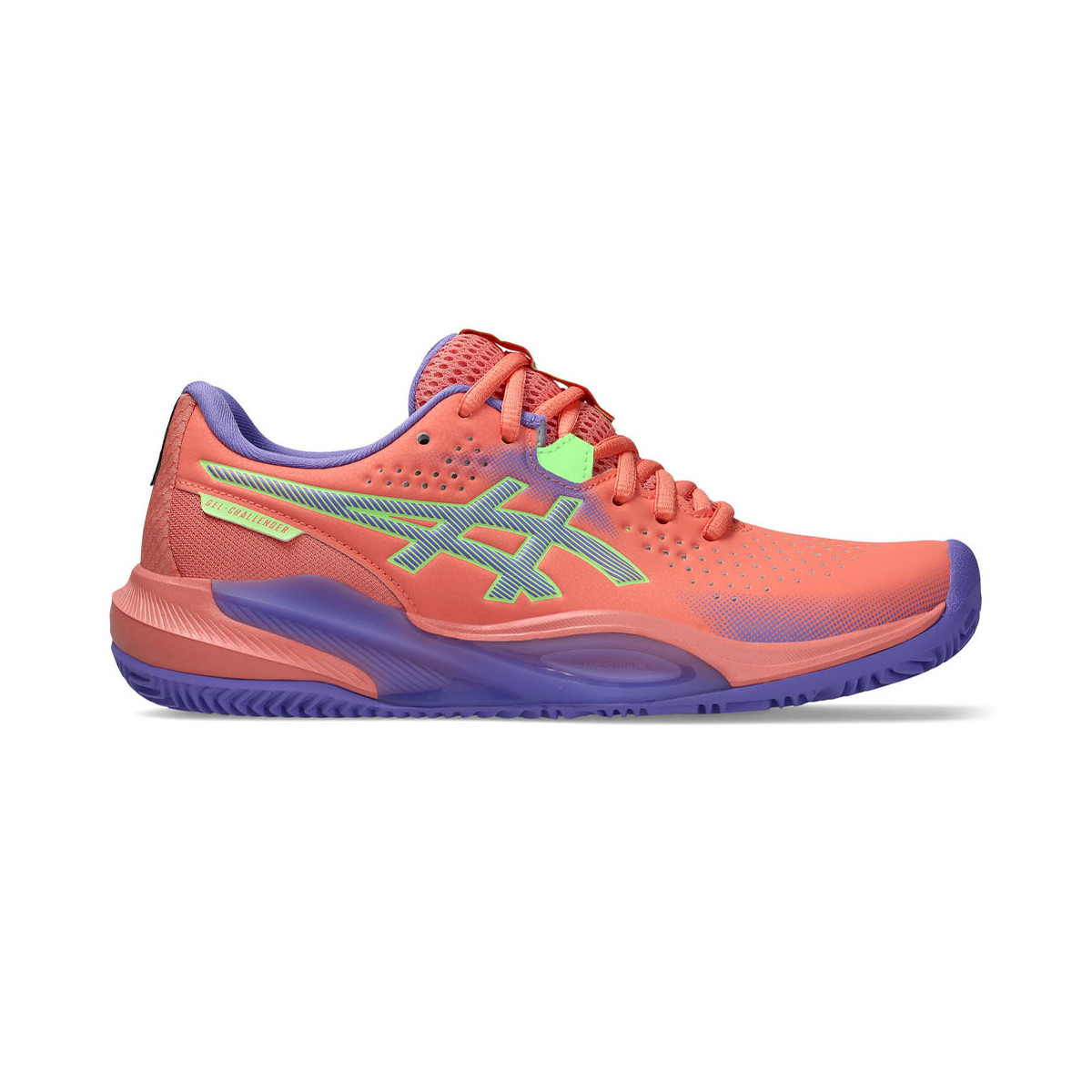 Asics Gel Challenger 15 Padel Schoenen Dames Blauw / Oranje