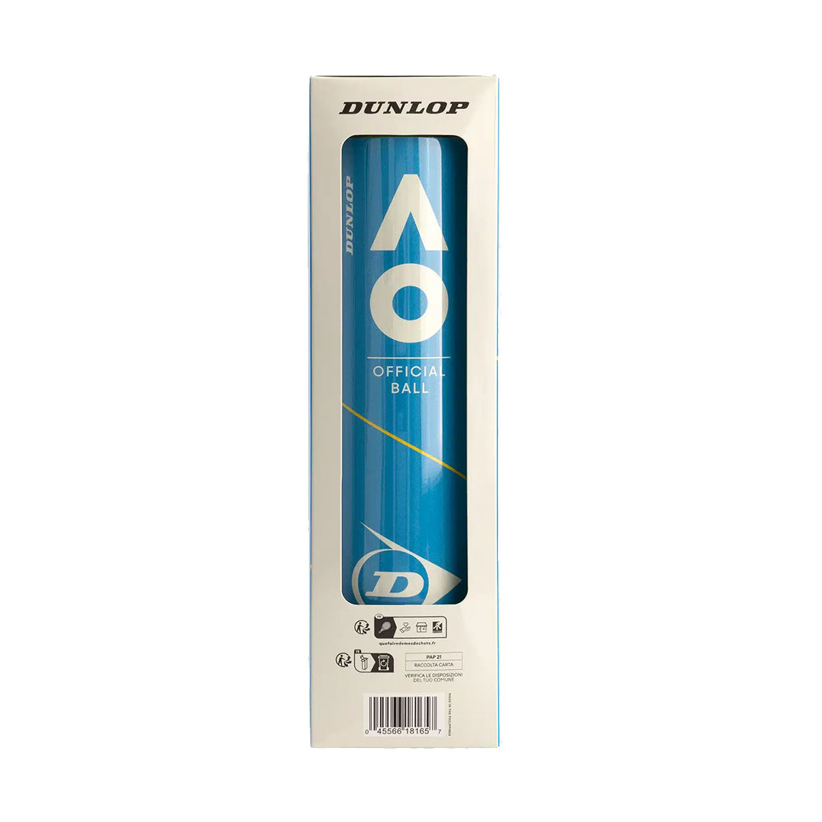 Dunlop Australian Open 4 Stuks Geel