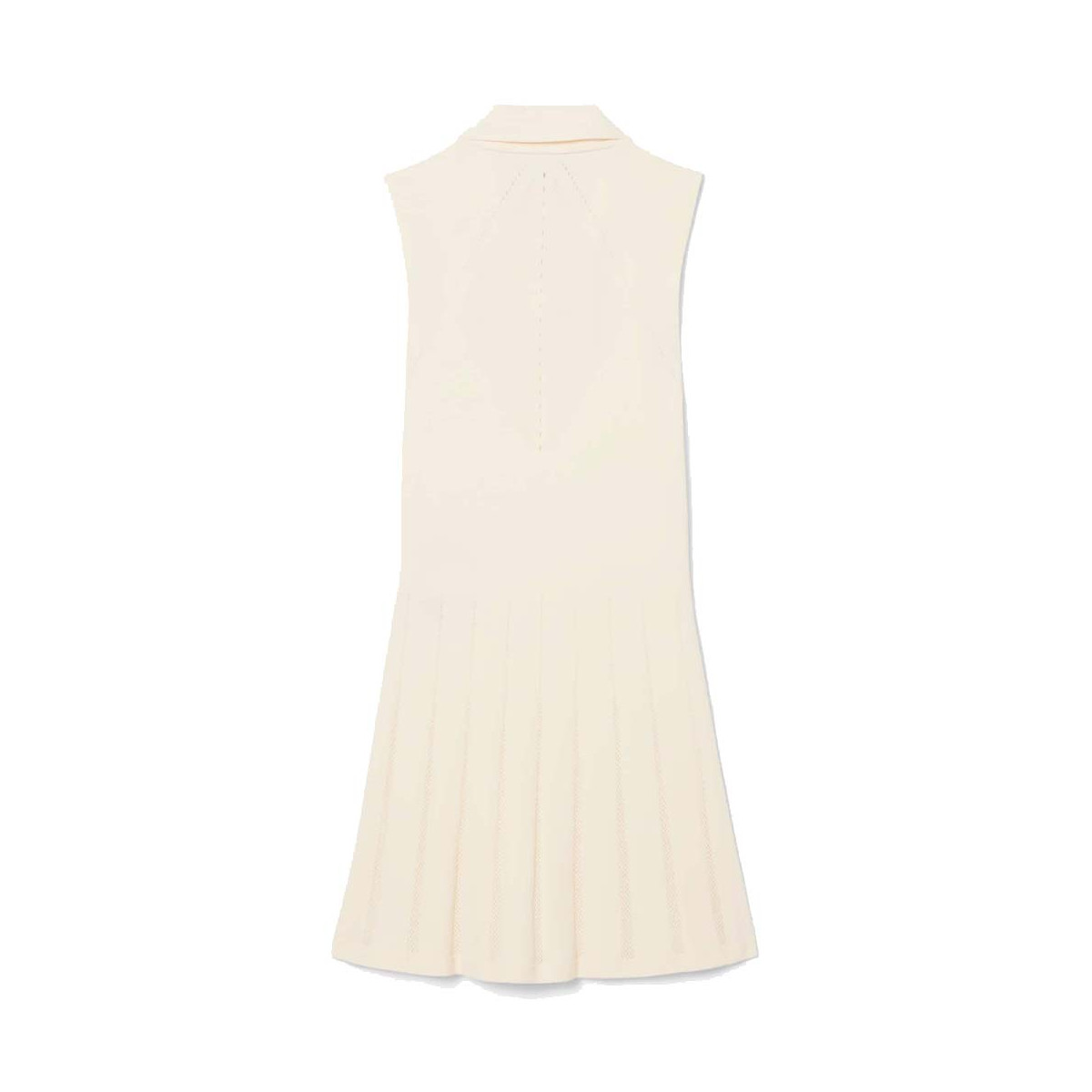 Robe Lacoste Tennis Strech Femme Beige