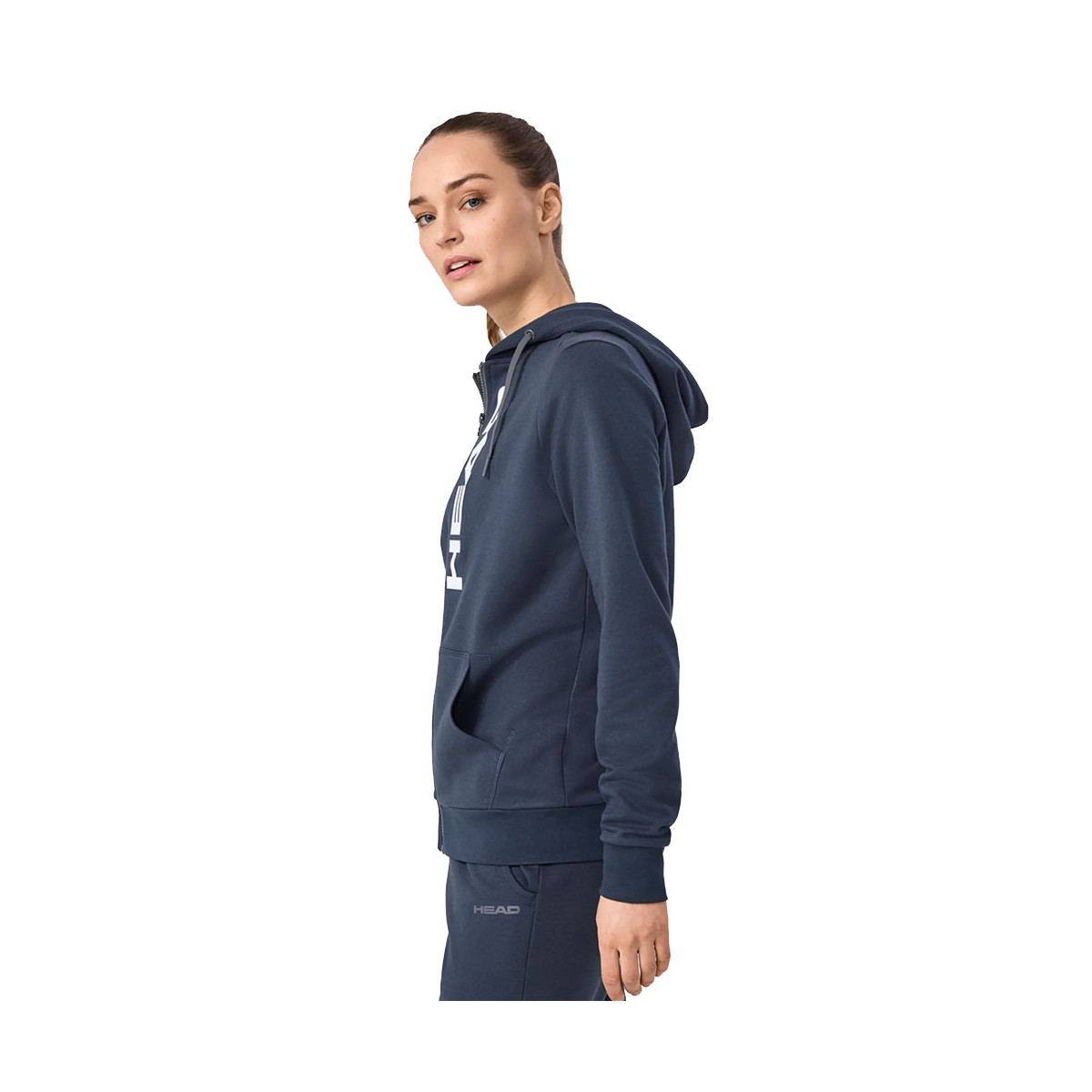 Veste à capuche Head Club Original FZ Femme Bleu marine
