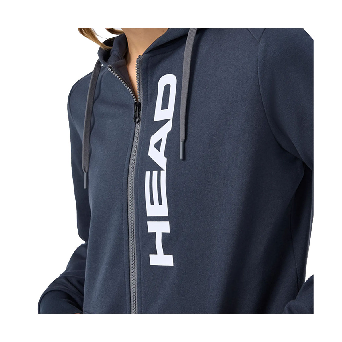 Veste à capuche Head Club Original FZ Femme Bleu marine