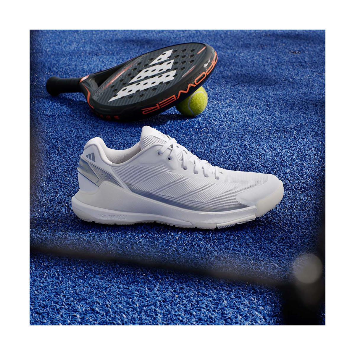 Adidas Crazyquick LS Padelschoenen Dames Wit