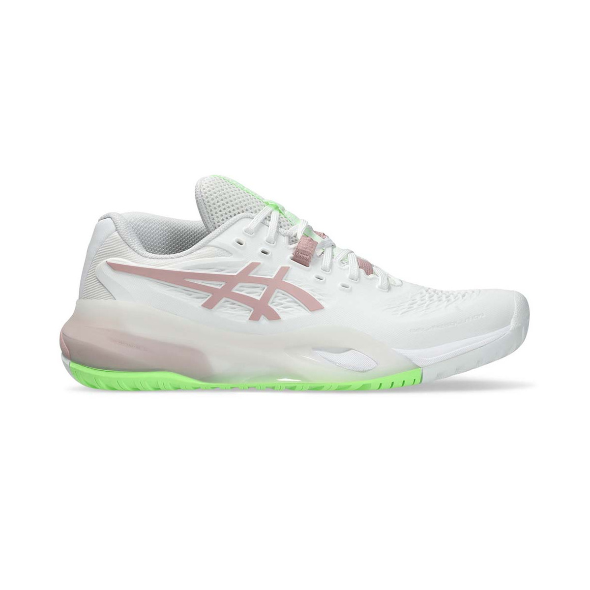 Asics Gel Resolution X Wit / Pastelgroen Dames Schoenen
