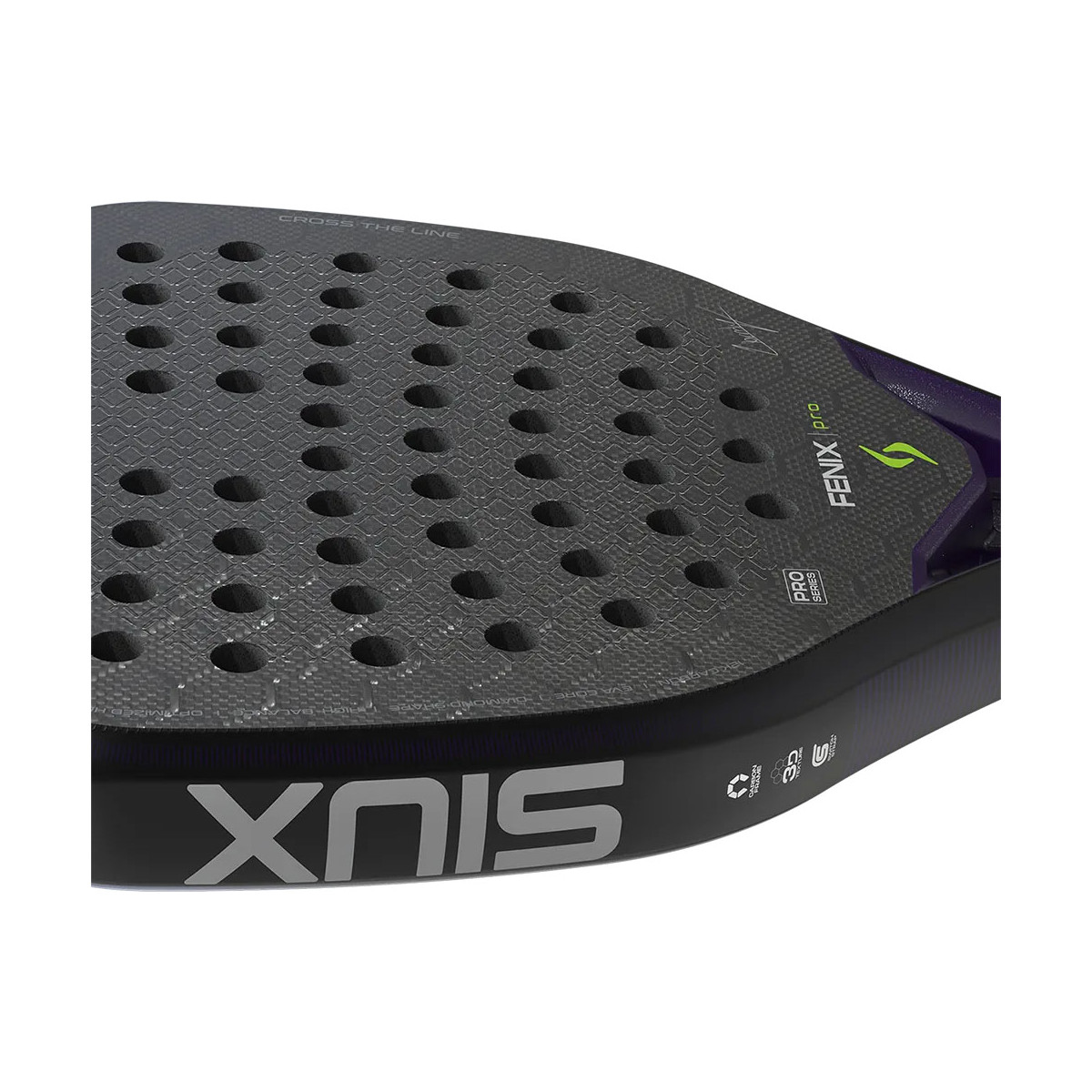 Siux Fenix ​​Pro Augsburger 2026 Zwart Racket