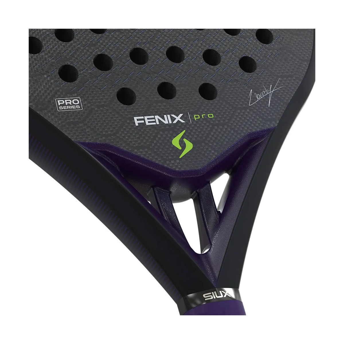 Siux Fenix ​​Pro Augsburger 2026 Zwart Racket