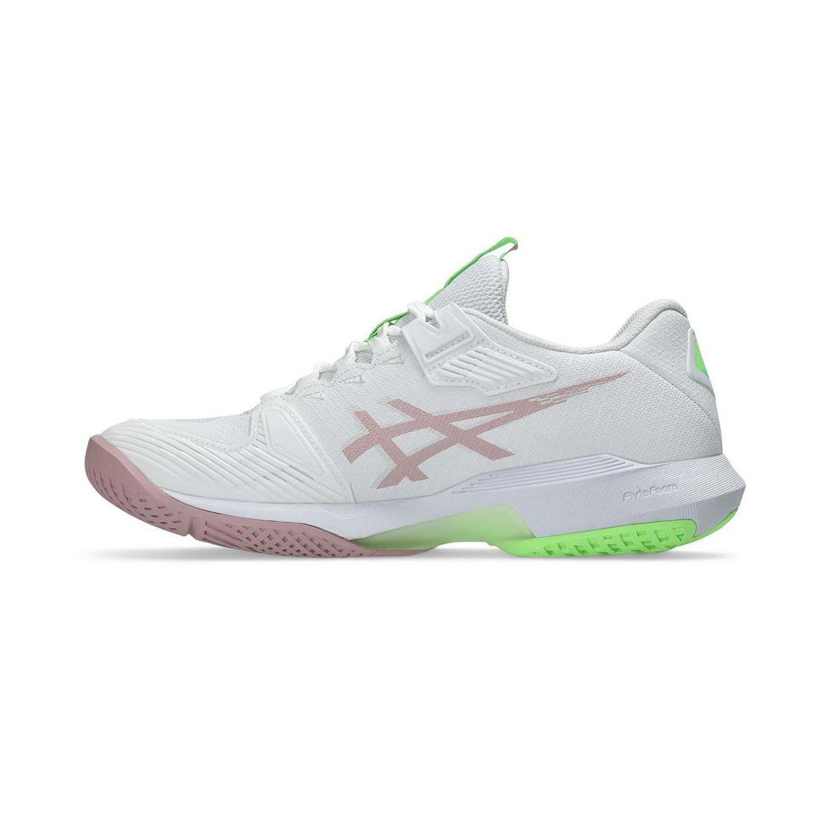 Chaussures Asics Gel Solution Speed FF 4 Blanc / Rose poudré