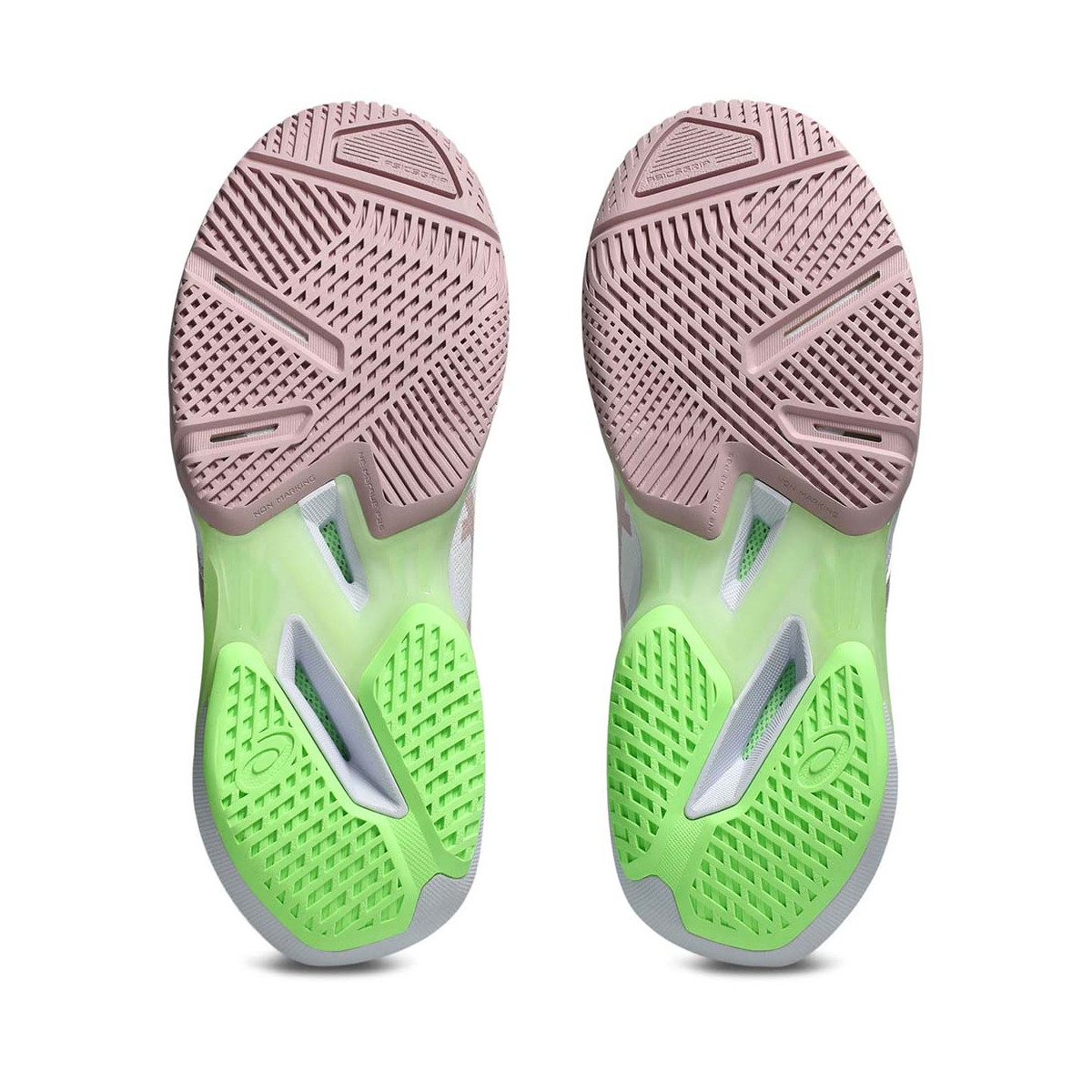 Chaussures Asics Gel Solution Speed FF 4 Blanc / Rose poudré