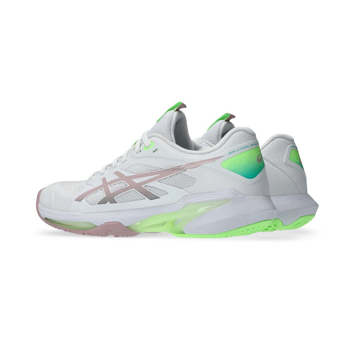 Chaussures Asics Gel Solution Speed FF 4 Blanc / Rose poudré