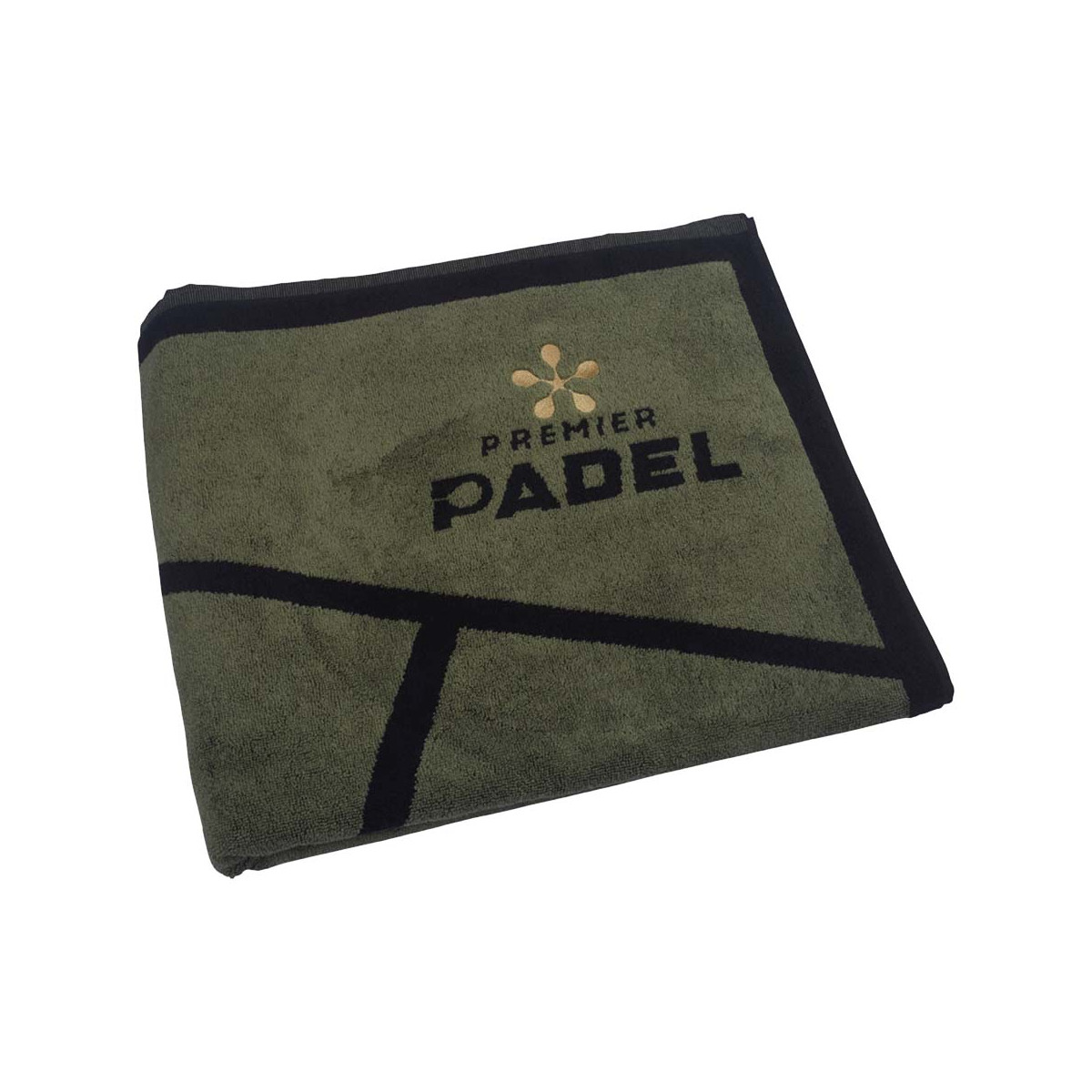 Bullpadel Premier Padel handdoek Kaki/Beige 100x50