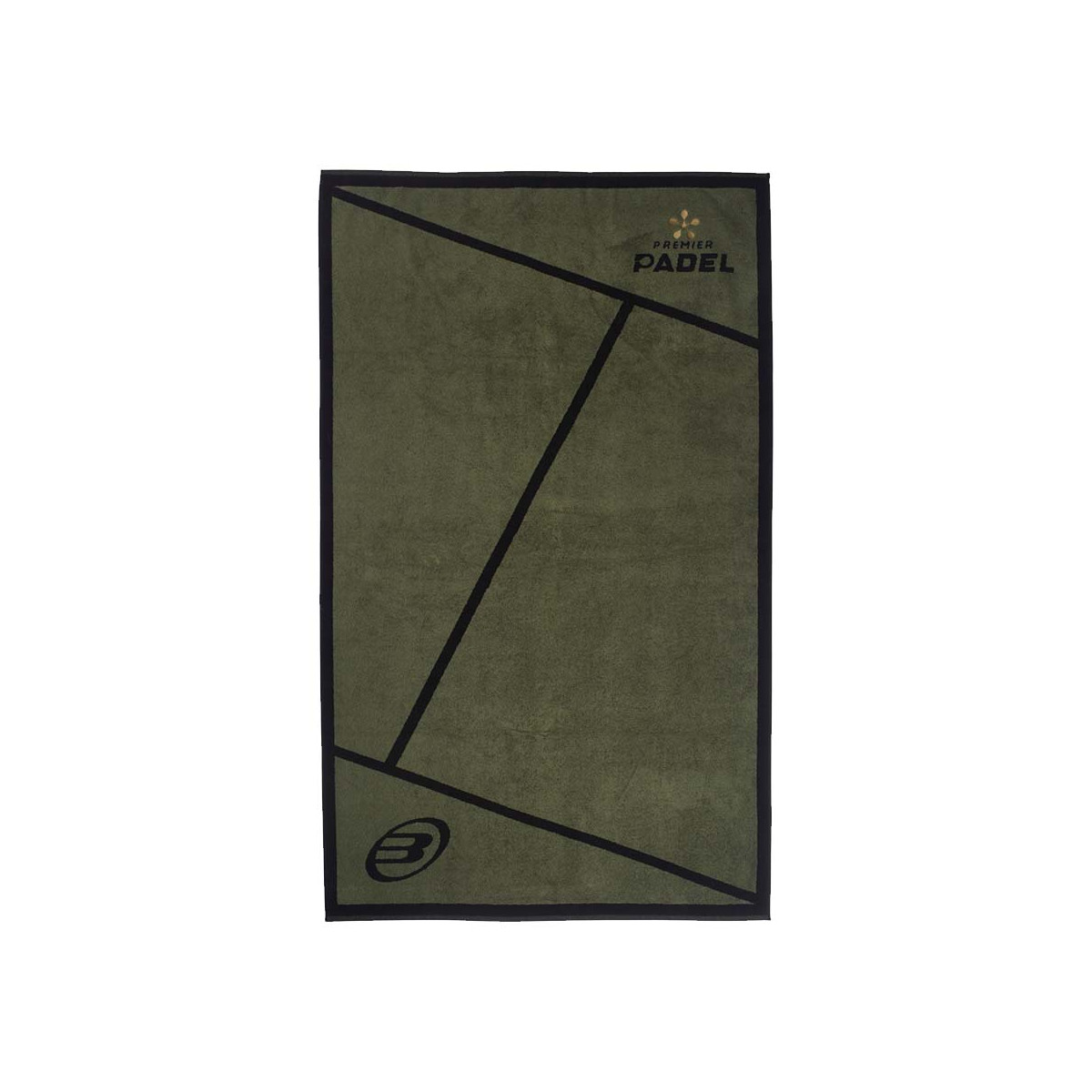 Bullpadel Premier Padel handdoek Kaki/Beige 100x50