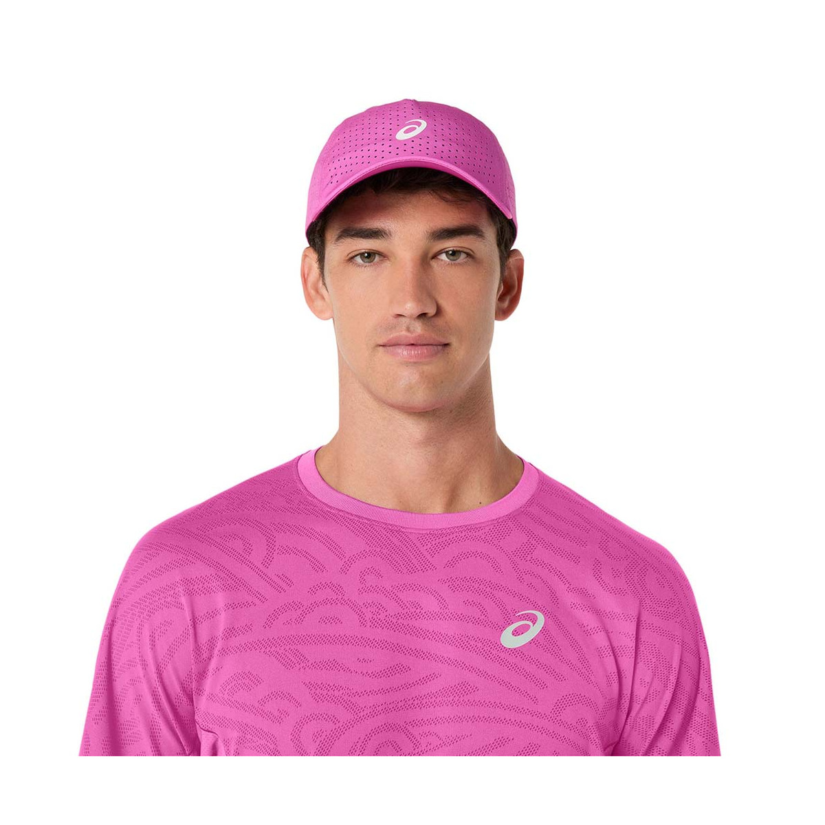 T-Shirt Asics Match Jacquard SS Rose