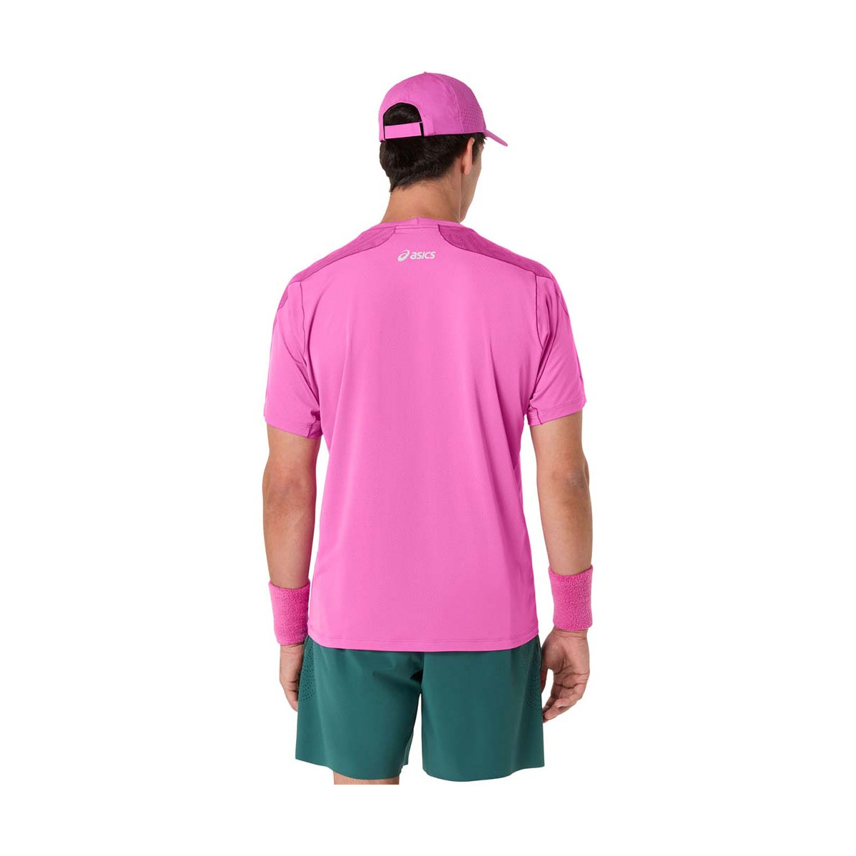T-Shirt Asics Match Jacquard SS Rose