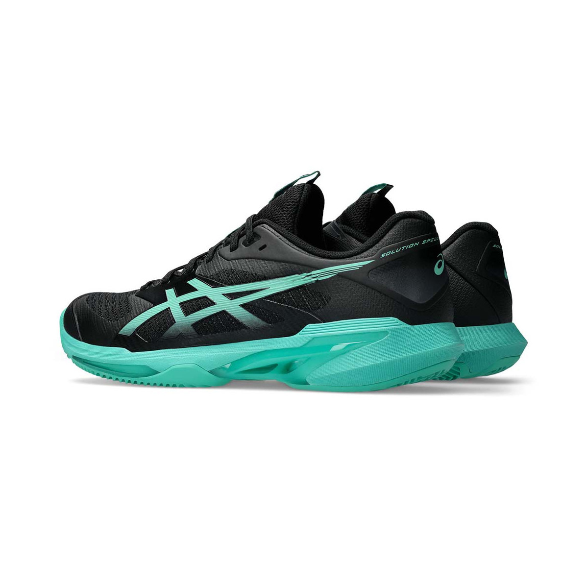 Asics Gel Solution Speed ​​​​FF 4 schoenen zwart/groen