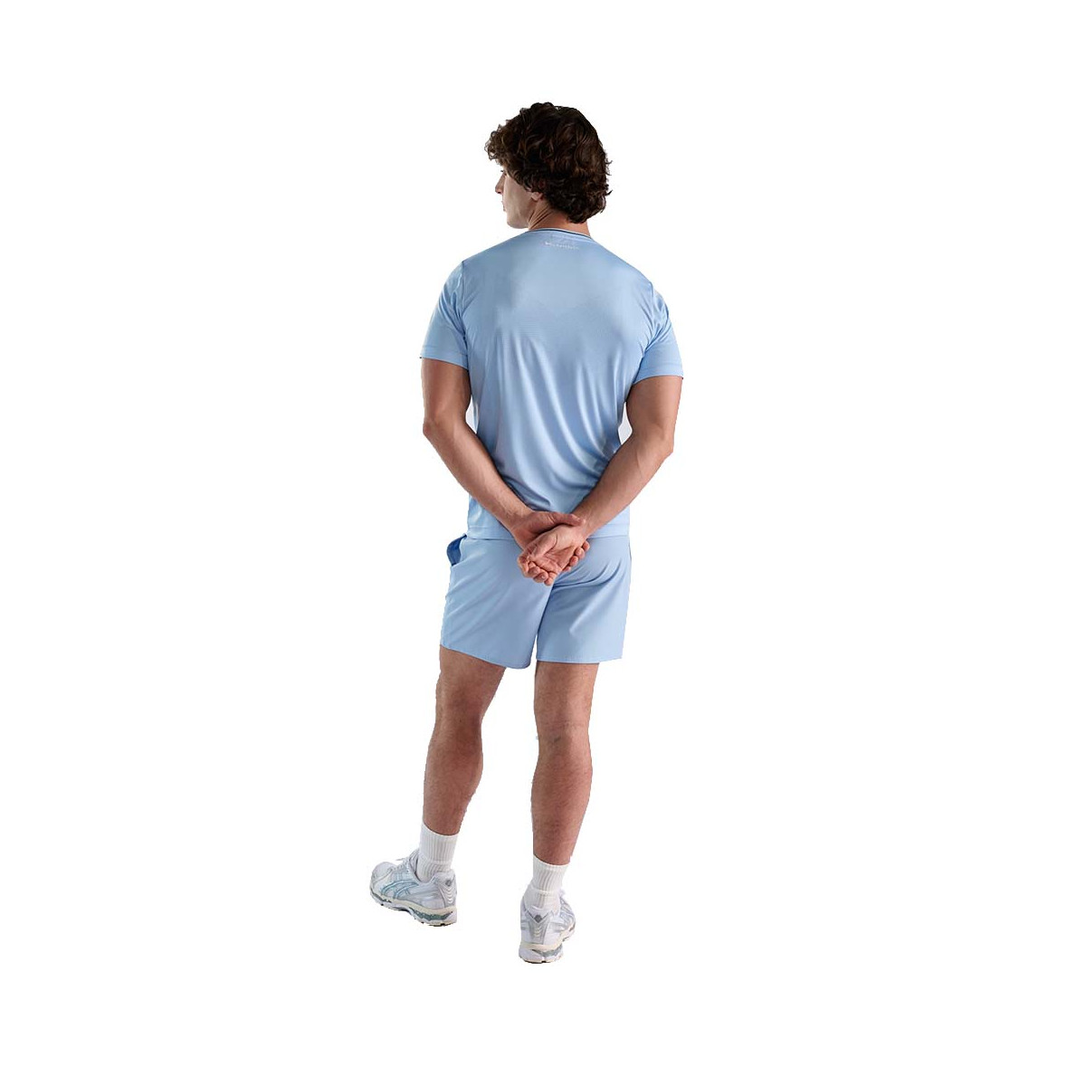 T-shirt Mouratoglou GS M Bleu clair