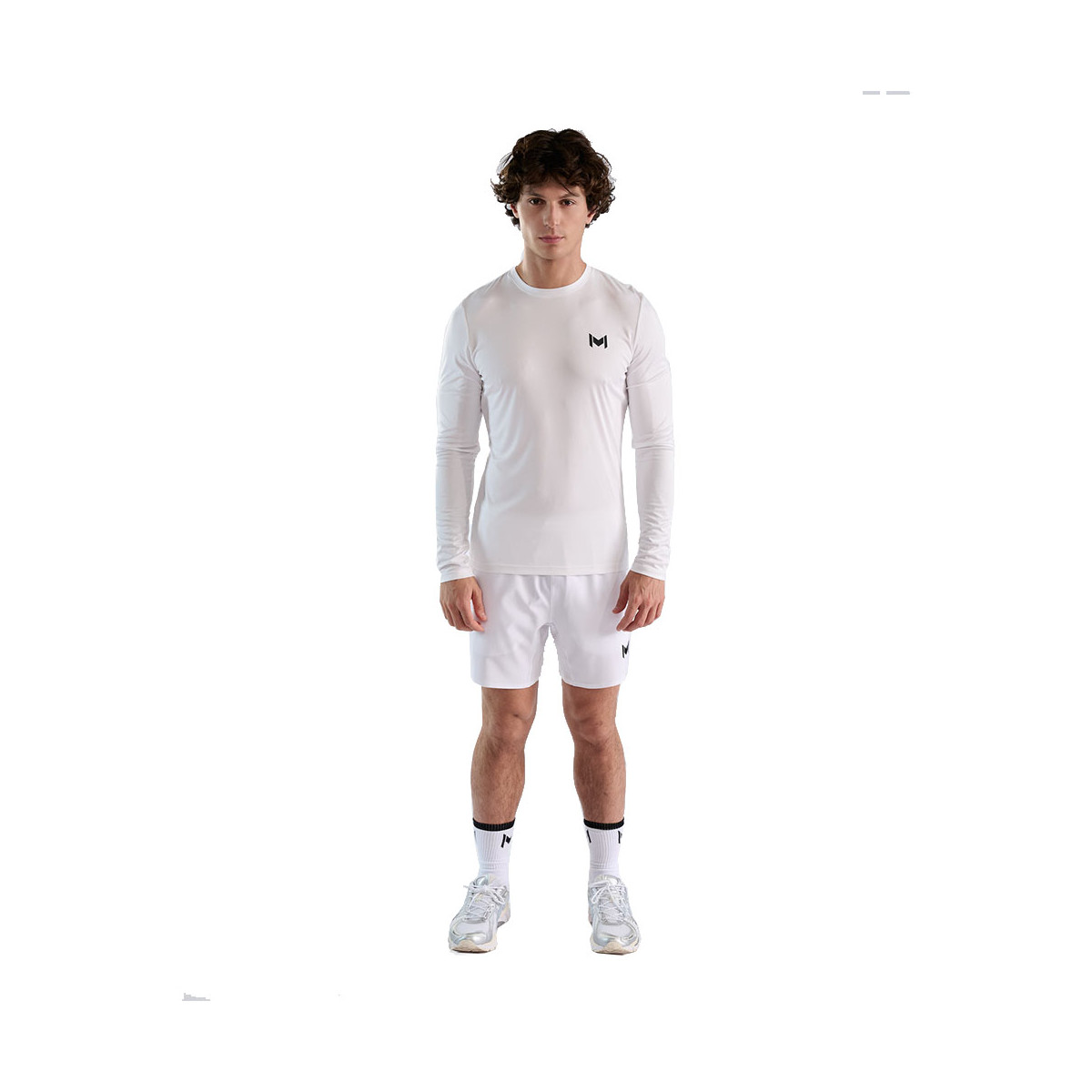 T-shirt à manches longues Mouratoglou Blanc