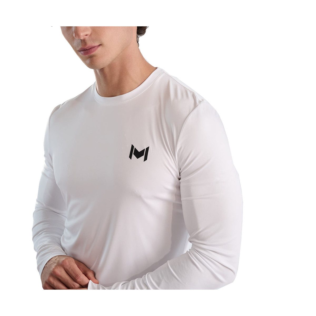 T-shirt à manches longues Mouratoglou Blanc