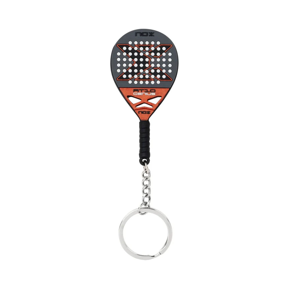 Nox mini tennisracket AT10 sleutelhanger