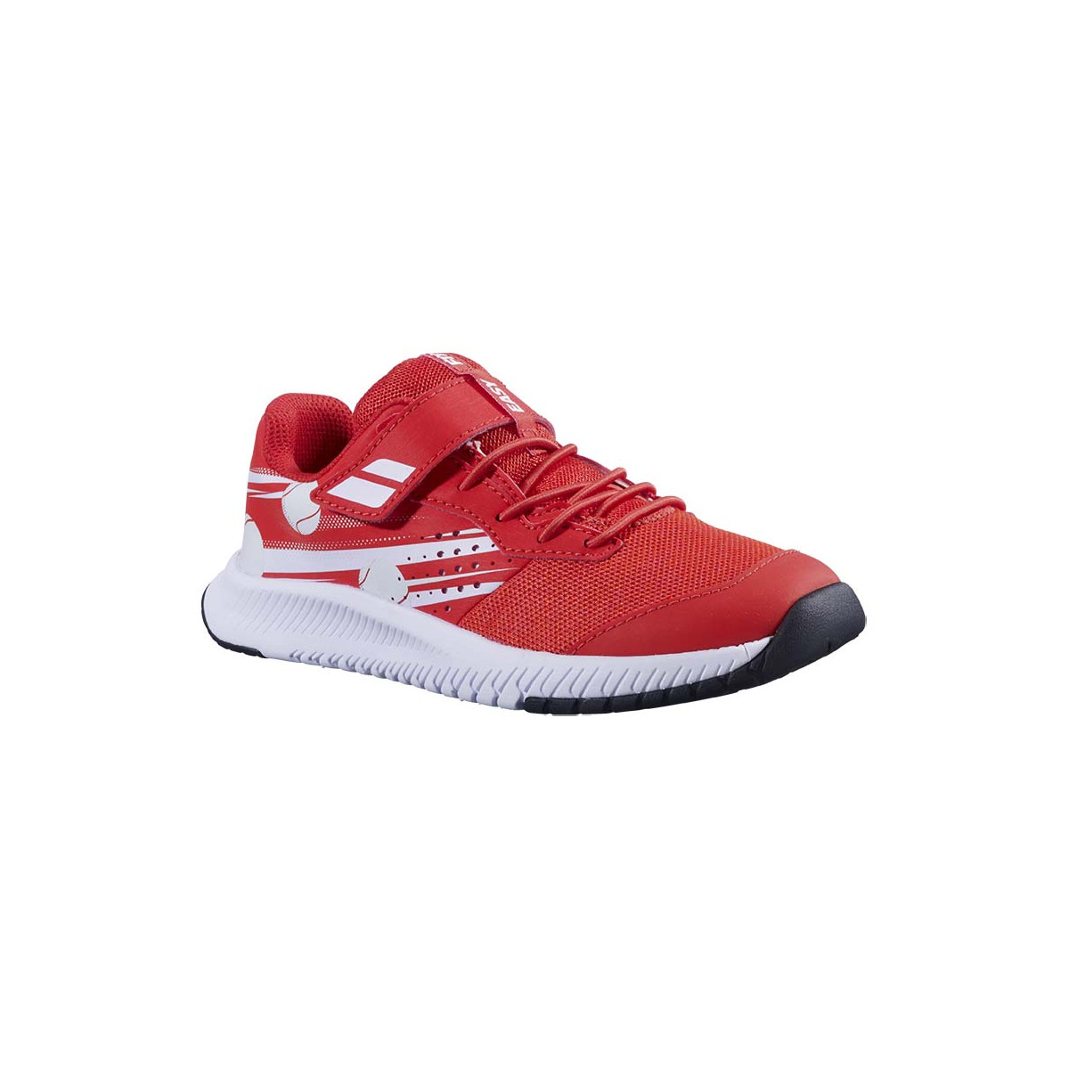 Chaussures Babolat Pulsion Kid All Court Junior Rouge / Blanc