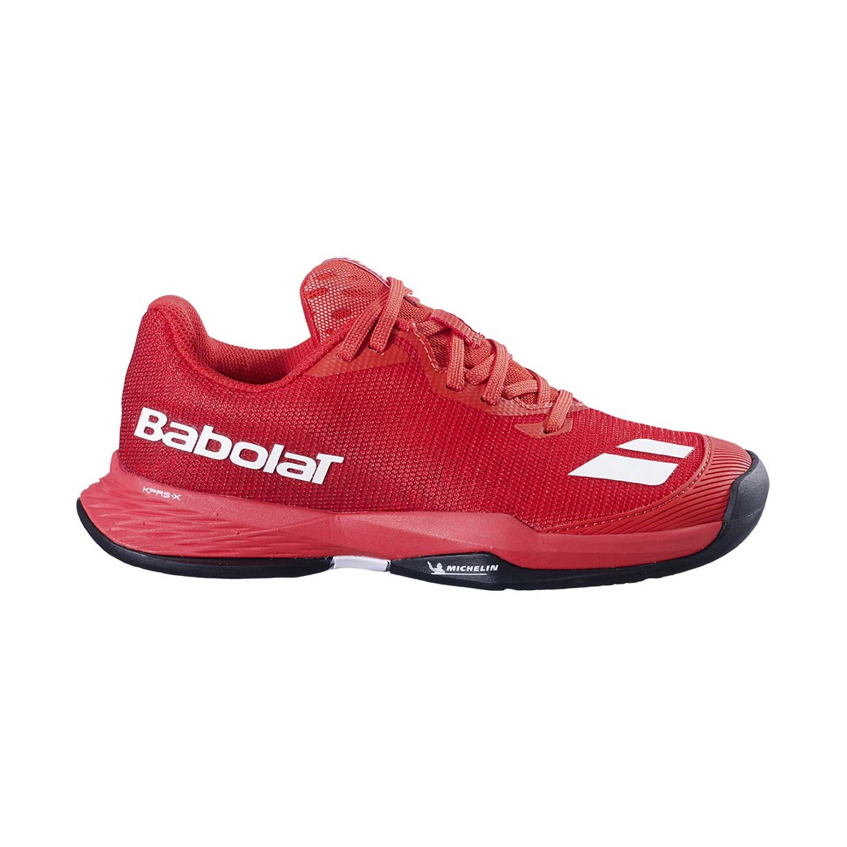 Chaussures Babolat Jet Mach 3 All Court Junior Rouge
