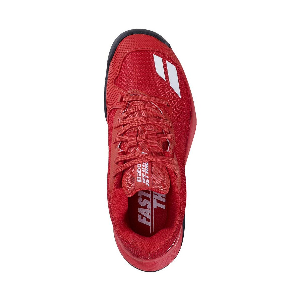Chaussures Babolat Jet Mach 3 All Court Junior Rouge