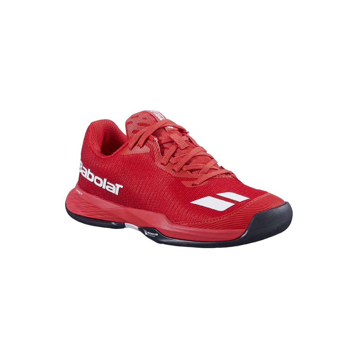 Chaussures Babolat Jet Mach 3 All Court Junior Rouge