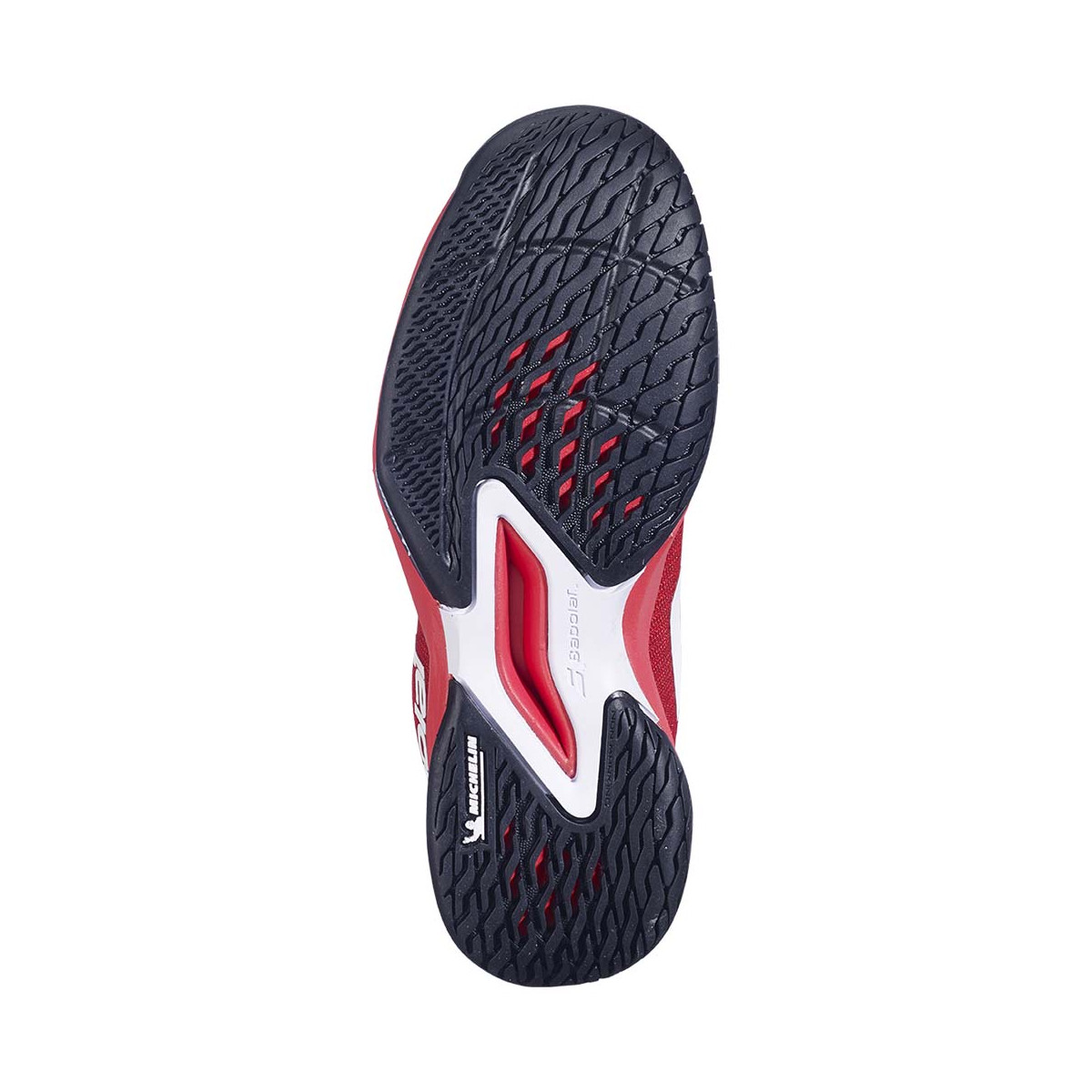 Chaussures Babolat Jet Mach 3 All Court Junior Rouge