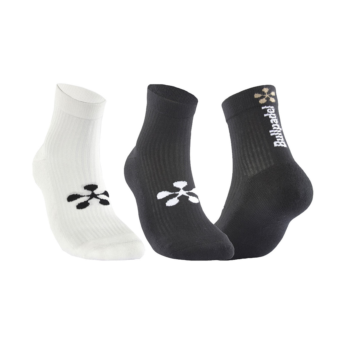 Chaussettes Bullpadel Premier Padel Noir / Blanc (2 paires)