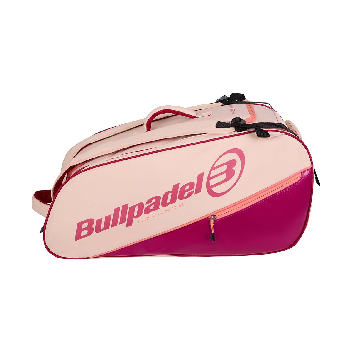 Bullpadel Advance Beige / Roze isothermische tas