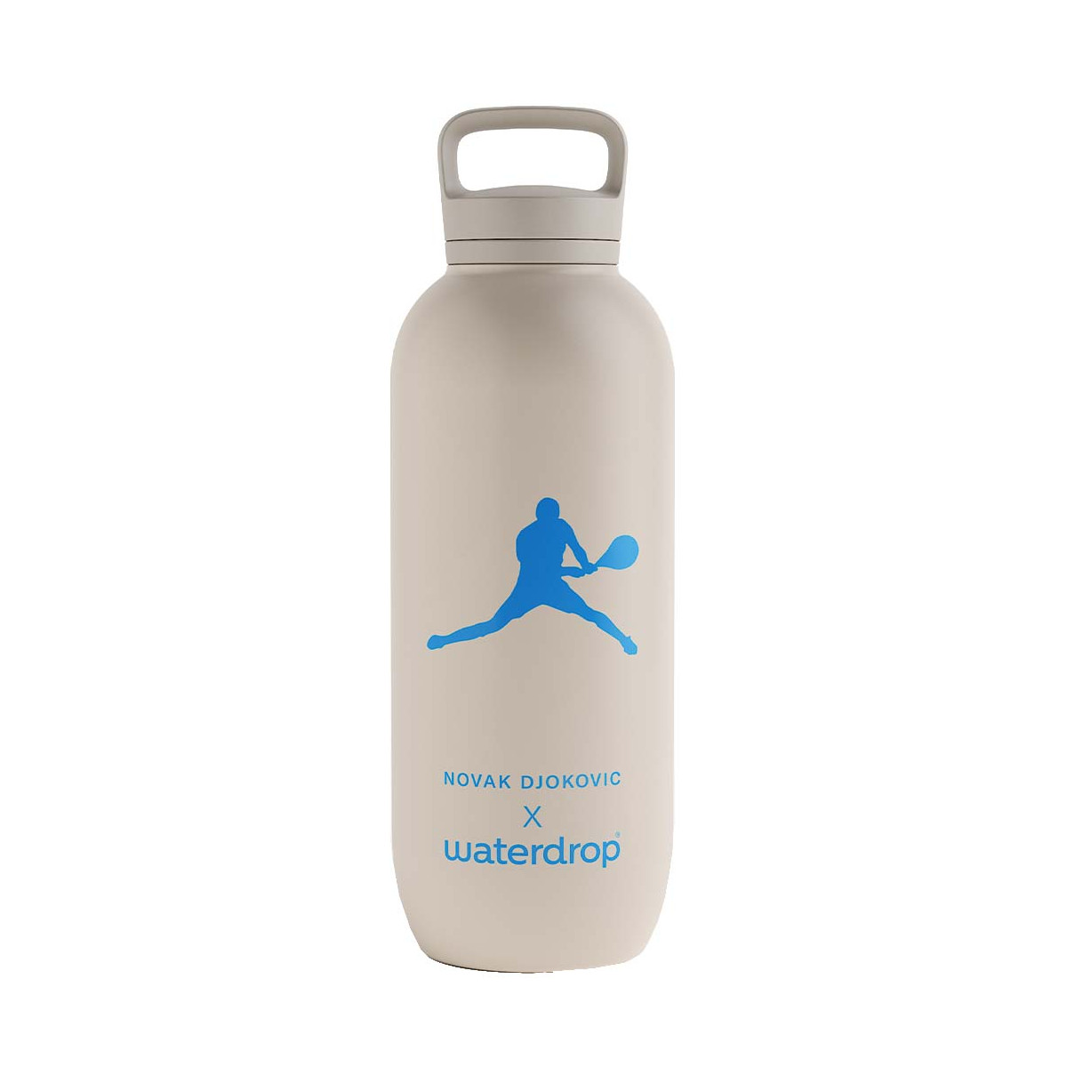 Thermosfles Waterdrop Novak Djokovic Blauw