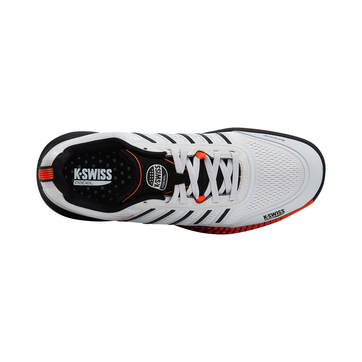 Chaussures K-Swiss Ultra Court Padel Gris / Noir / Rouge