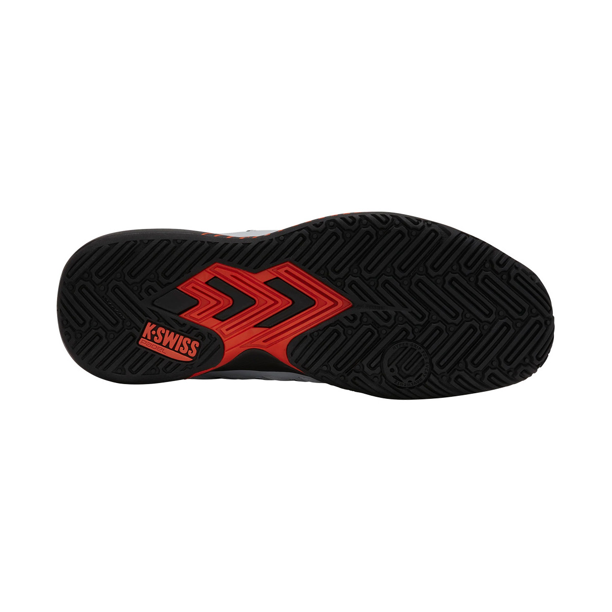 Chaussures K-Swiss Ultra Court Padel Gris / Noir / Rouge