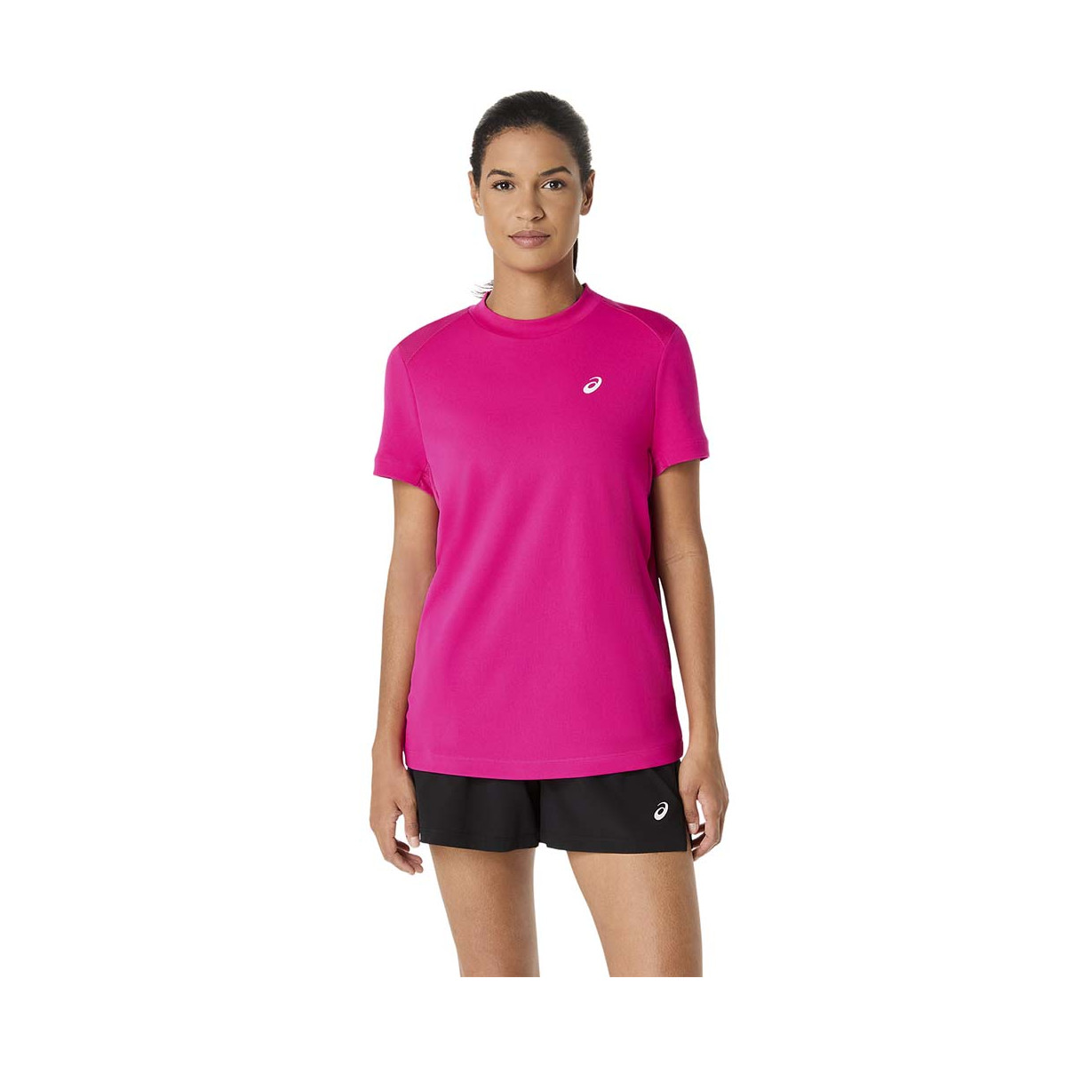 Asics Court SS Dames T-Shirt Marineblauw