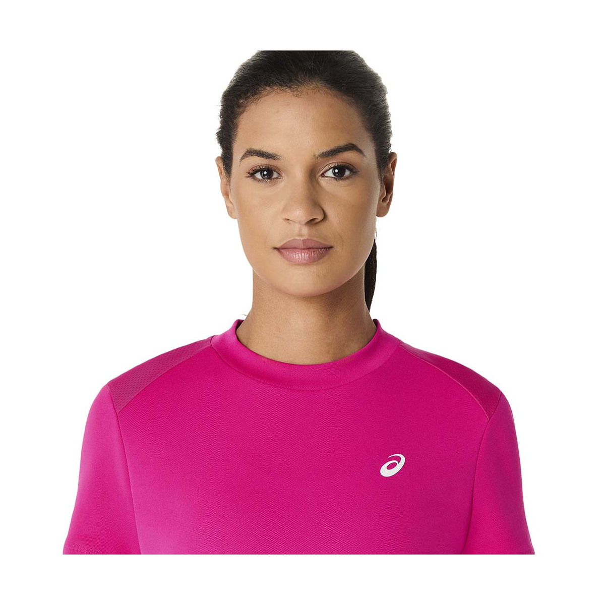 Asics Court SS Dames T-Shirt Marineblauw