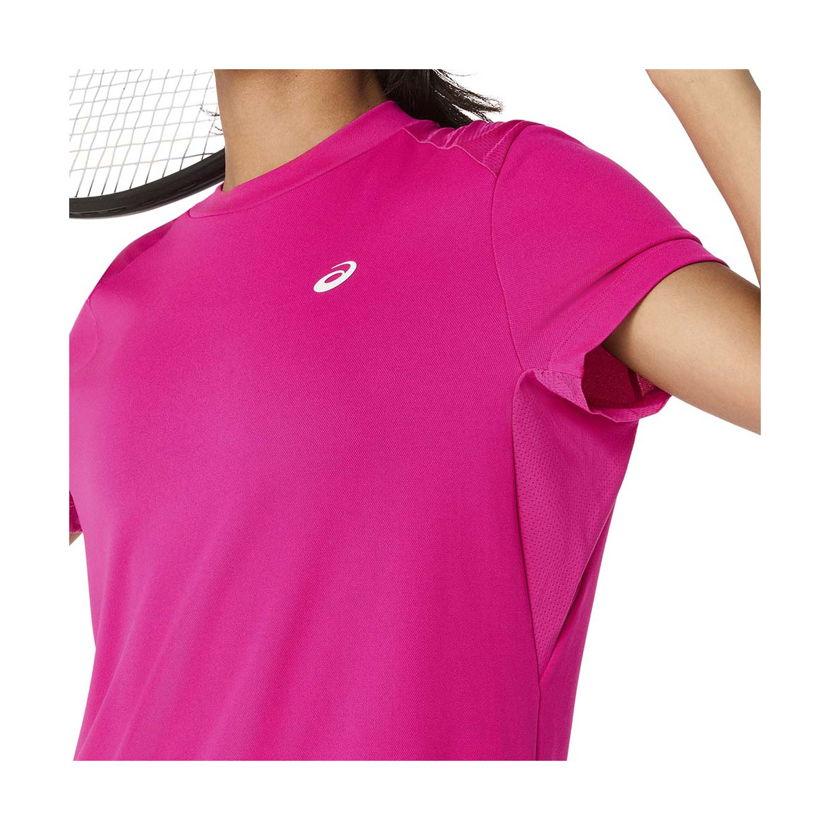 Asics Court SS Dames T-Shirt Marineblauw