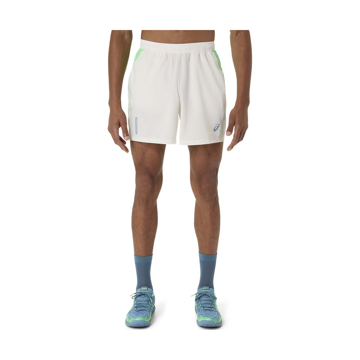 Short Asics Padel Court Crème / Vert