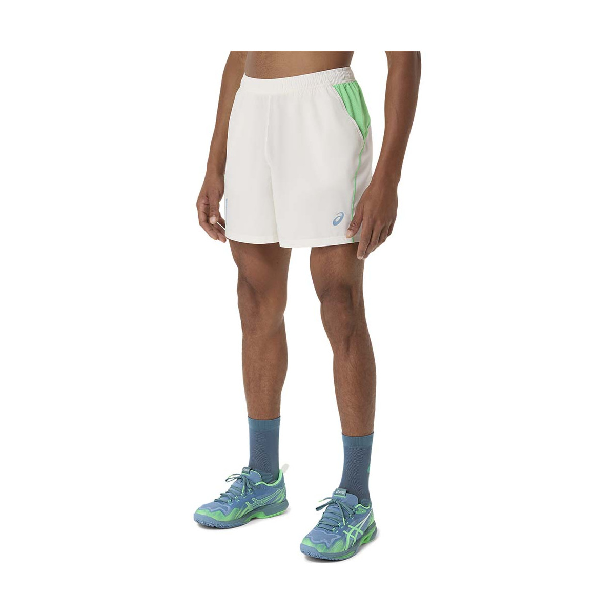 Short Asics Padel Court Crème / Vert