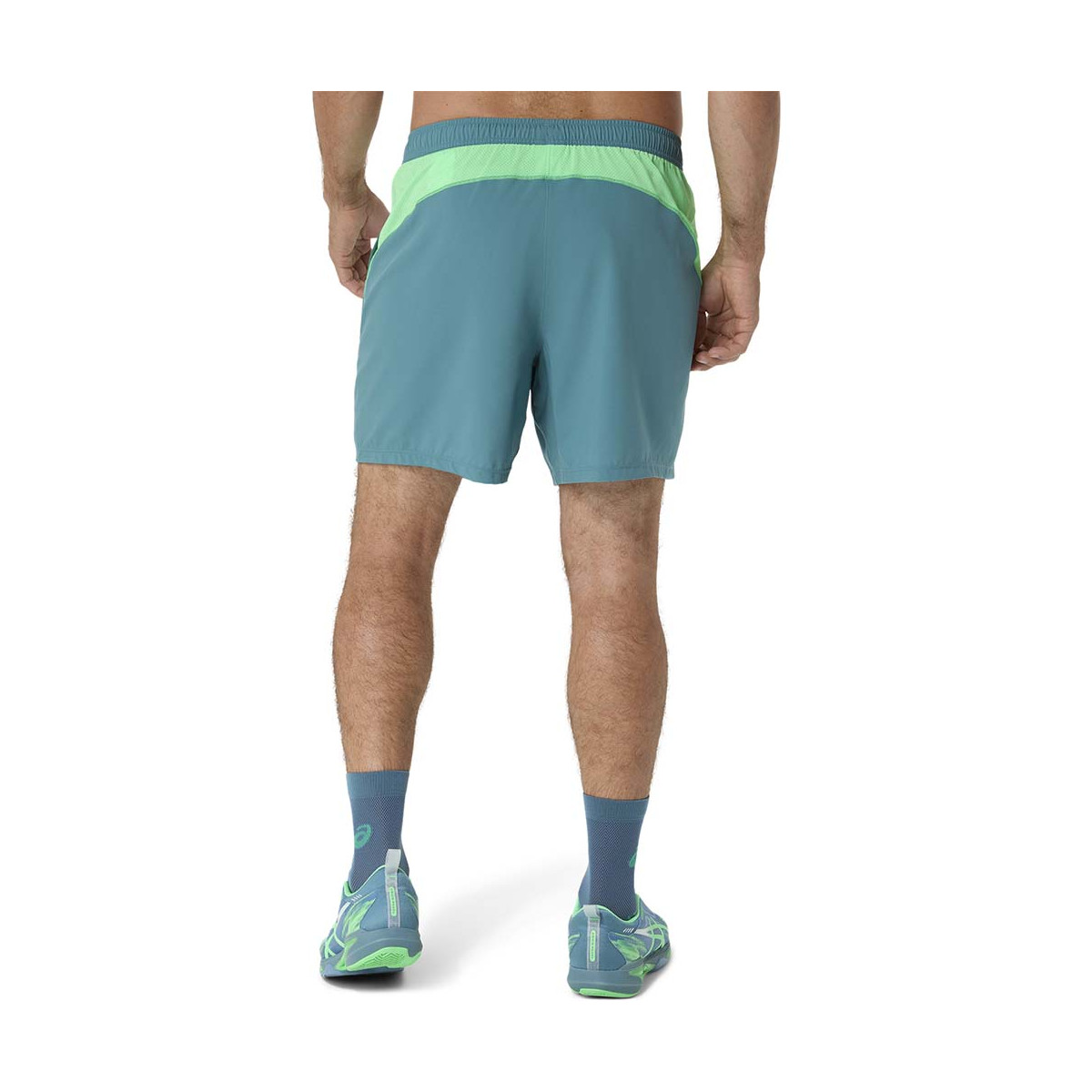 Asics Padel Court Shorts Crème / Groen