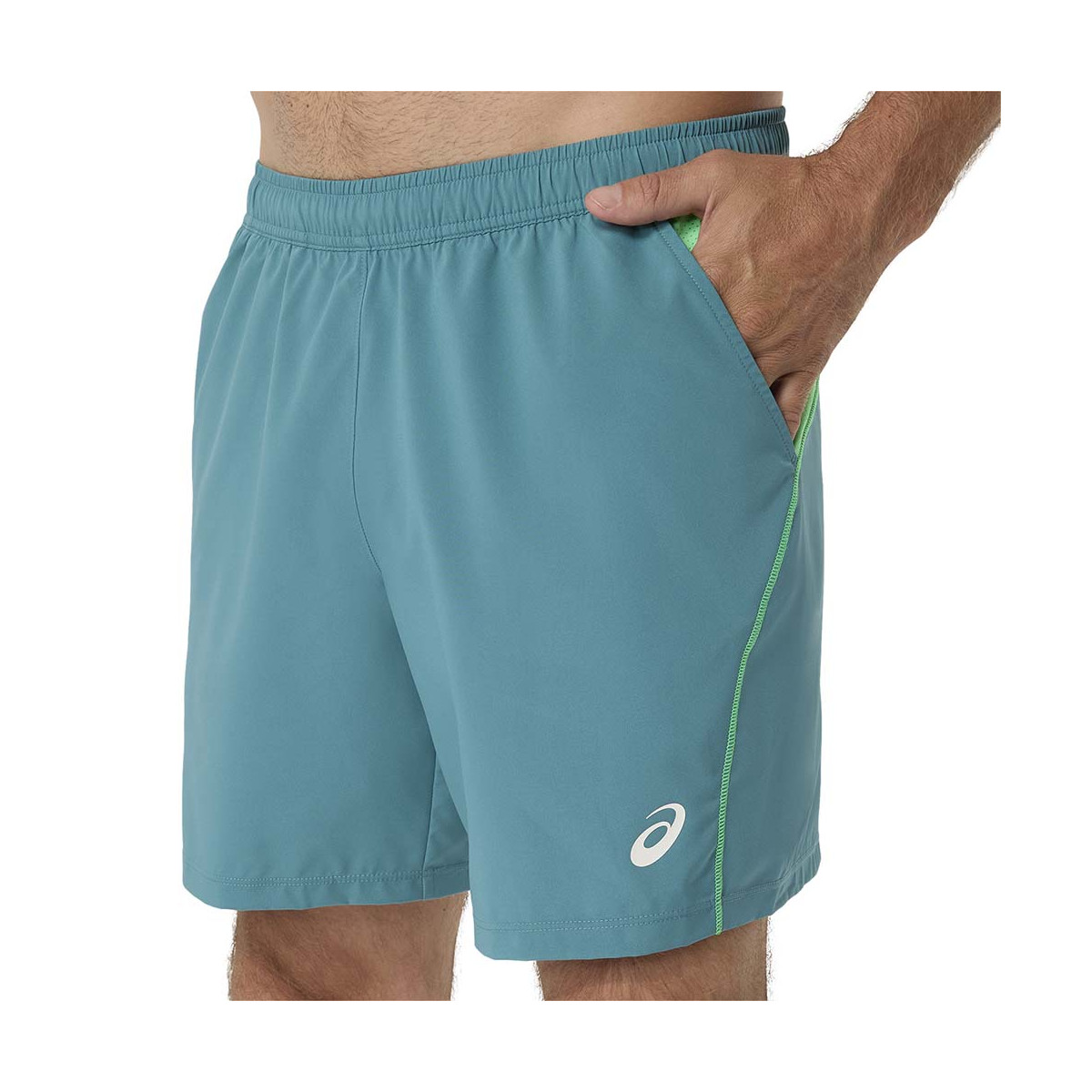 Asics Padel Court Shorts Crème / Groen