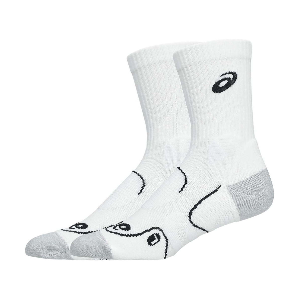 Chaussettes Asics Tennis Court+ Crew Blanc